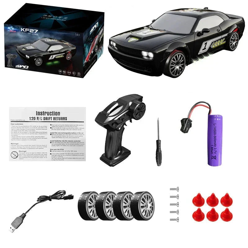 Batteri radiostyrd bil Radiostyrd Bil® Svart 