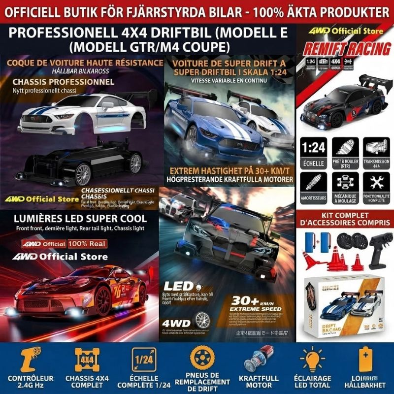 Drifting radiostyrd bil Radiostyrd Bil® 
