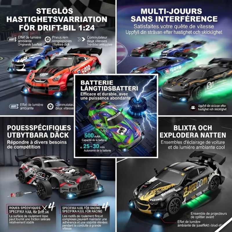 Lamborghini aventador radiostyrd bil 1 24 Radiostyrd Bil® 