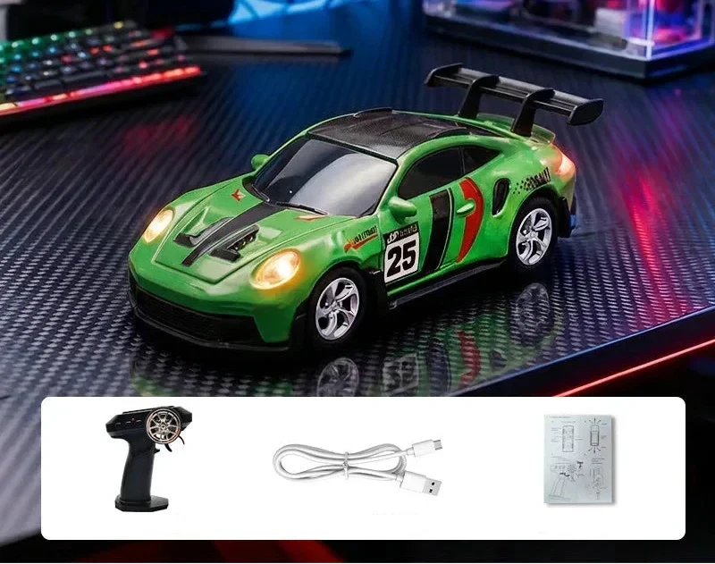 Micro radiostyrd bil Radiostyrd Bil® Grön 