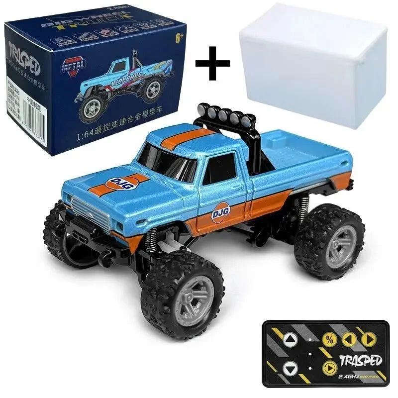 Mini radiostyrd bil Radiostyrd Bil® Blå - orange 