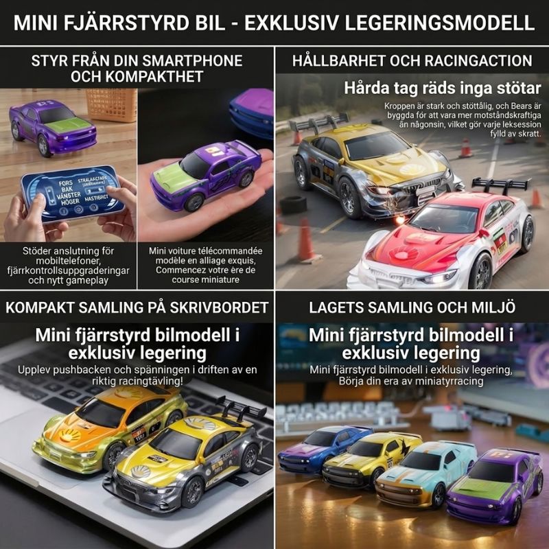Mini snabb radiostyrd bil Radiostyrd Bil® 