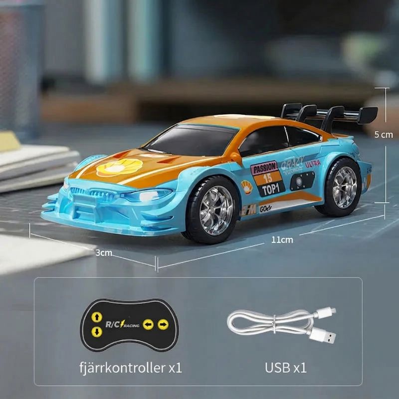 Mini snabb radiostyrd bil Radiostyrd Bil® Vit 