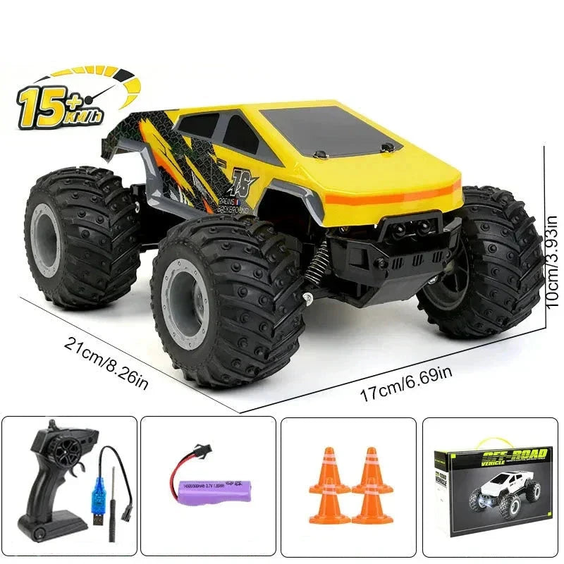 Offroad radiostyrd bil Radiostyrd Bil® Gul 