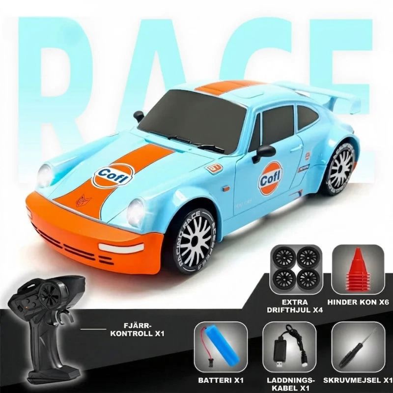 Porsche radiostyrd bil Radiostyrd Bil® Blå - Porsche 911 