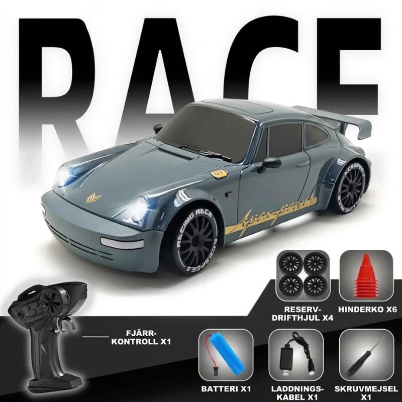 Porsche radiostyrd bil Radiostyrd Bil® Grå - Porsche 911 