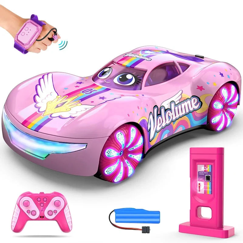 Radiostyrd bil baby Radiostyrd Bil® Rosa 