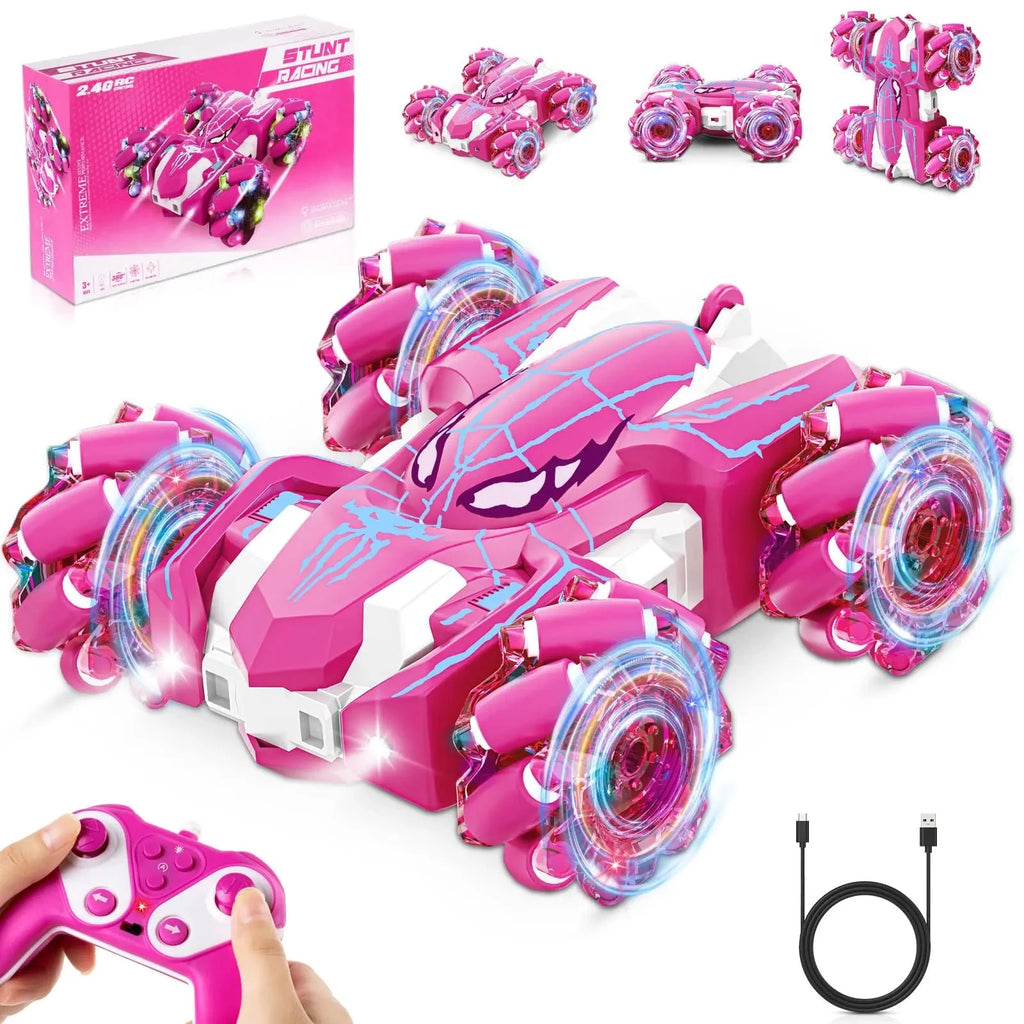 Radiostyrd bil barn utomhus Radiostyrd Bil® Rosa 