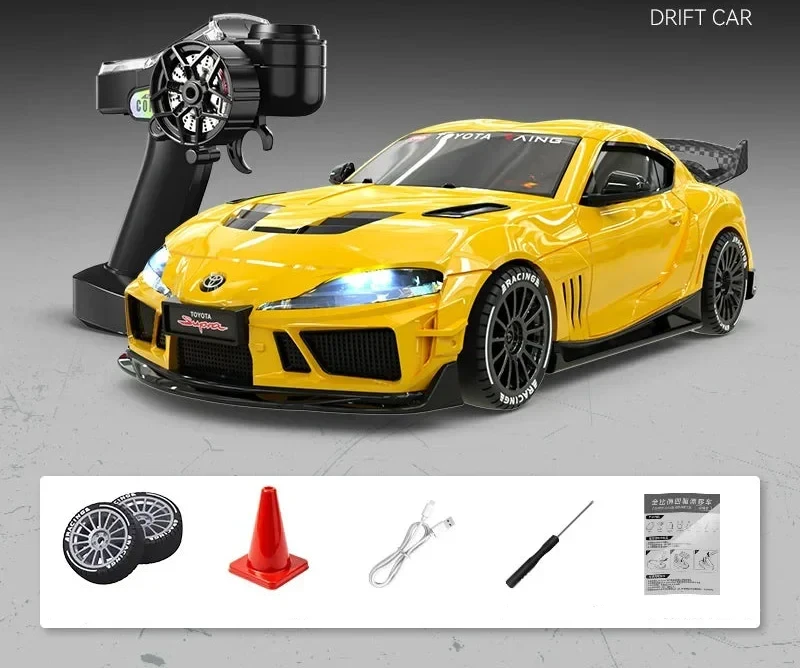 Radiostyrd bil drift Radiostyrd Bil® Gul 