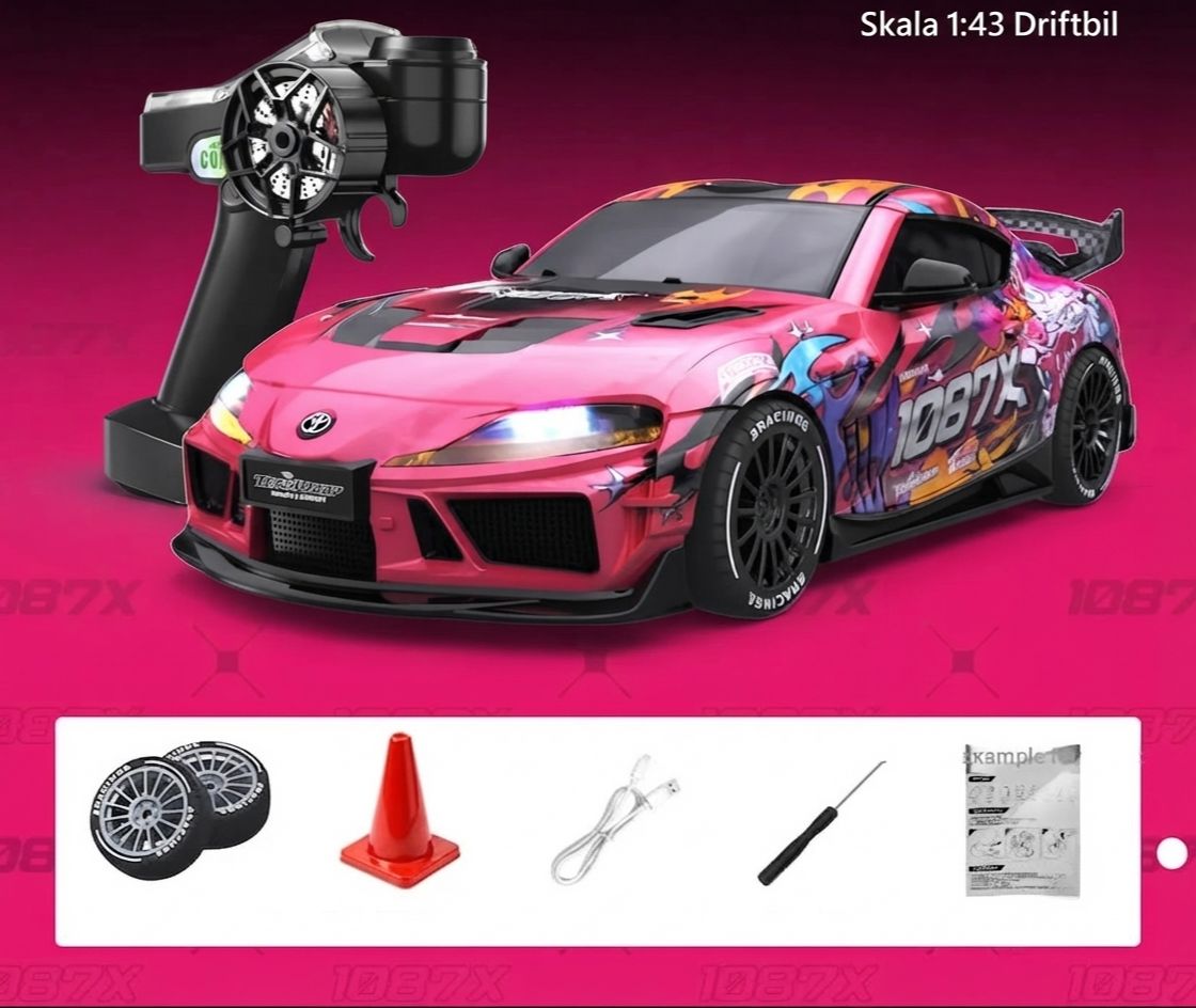 Radiostyrd bil drift Radiostyrd Bil® Rosa 