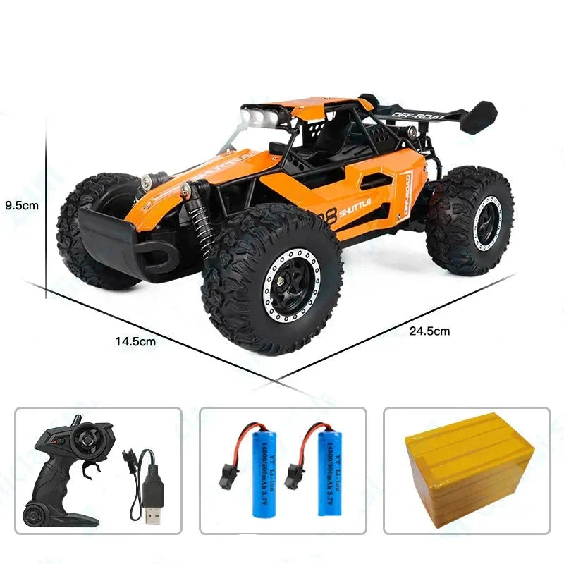 Radiostyrd bil grön Radiostyrd Bil® Orange - batteri x2 