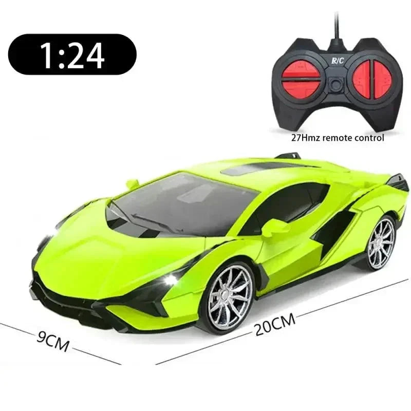 Radiostyrd bil lamborghini Radiostyrd Bil® Grön 