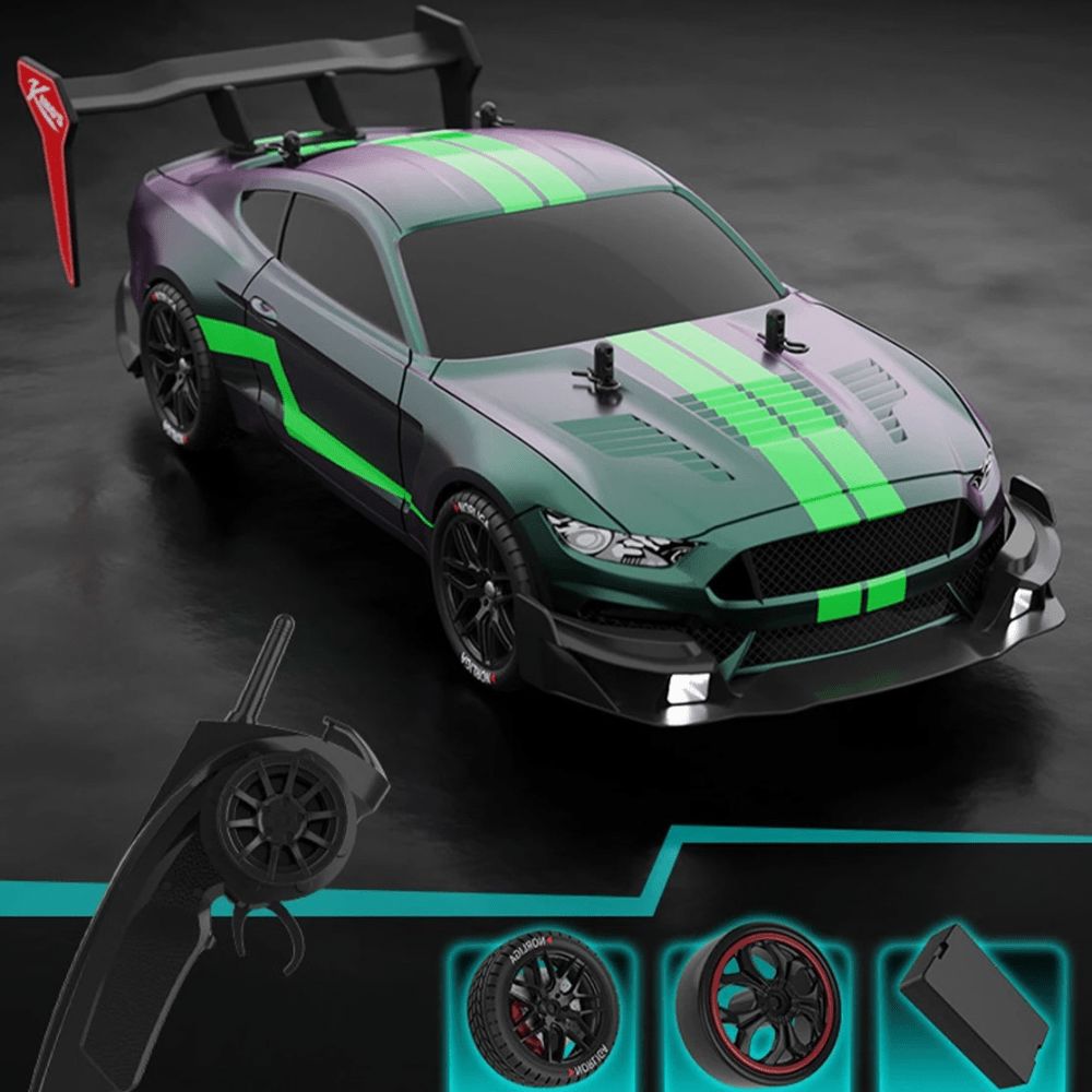 Radiostyrd bil mustang Radiostyrd Bil® Grön 