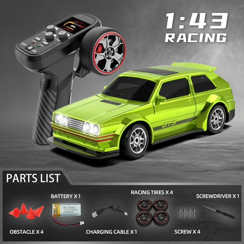 Radiostyrd drifting bil Radiostyrd Bil® Grön 