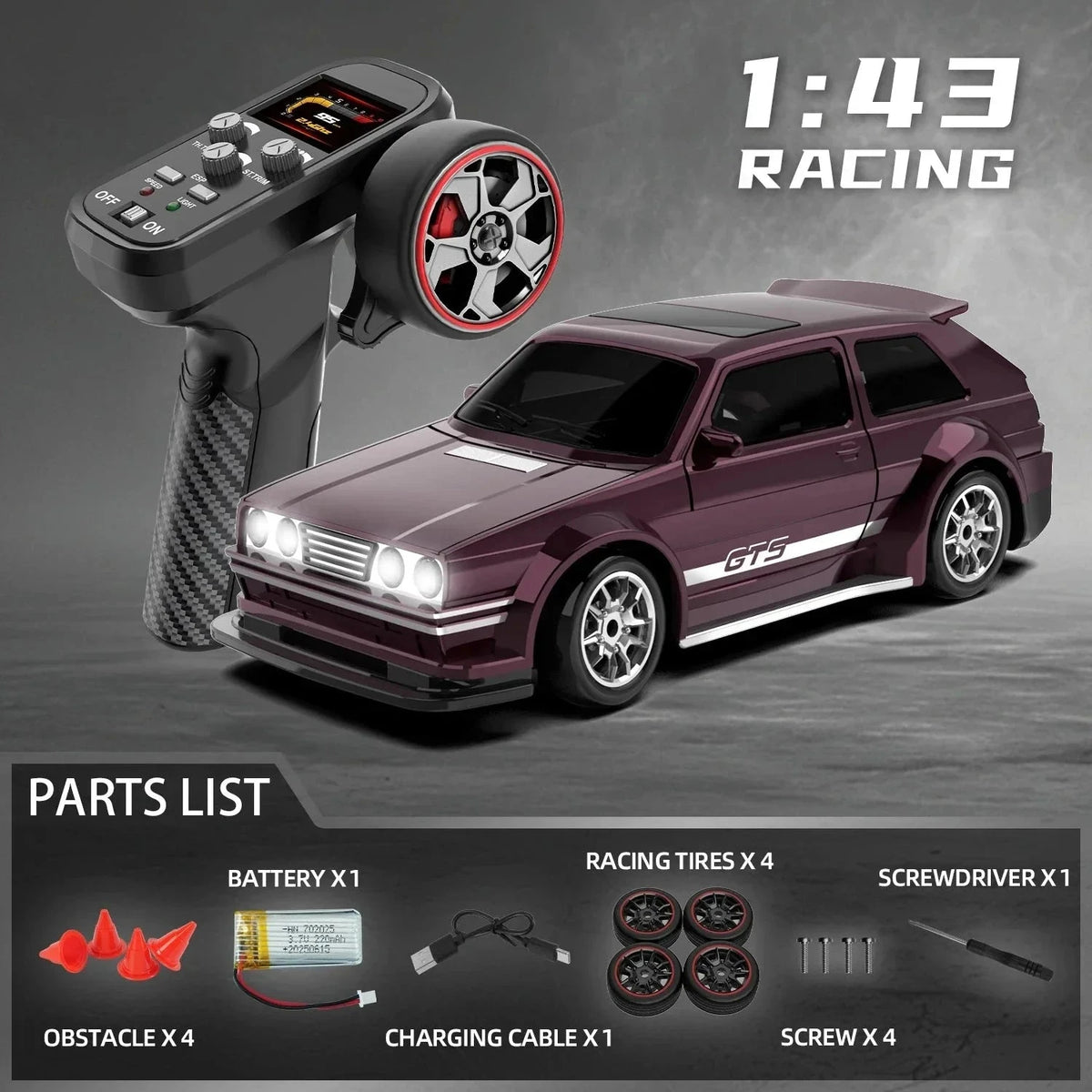 Radiostyrd drifting bil Radiostyrd Bil® Lila 