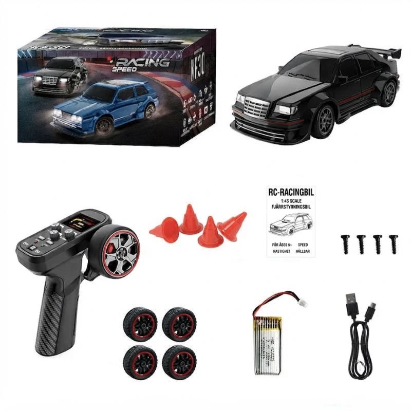 Radiostyrd drifting bil Radiostyrd Bil® Svart 