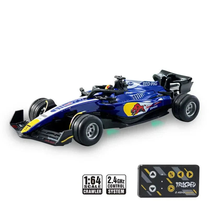 Radiostyrd formel 1 bil Radiostyrd Bil® Blå & gul 