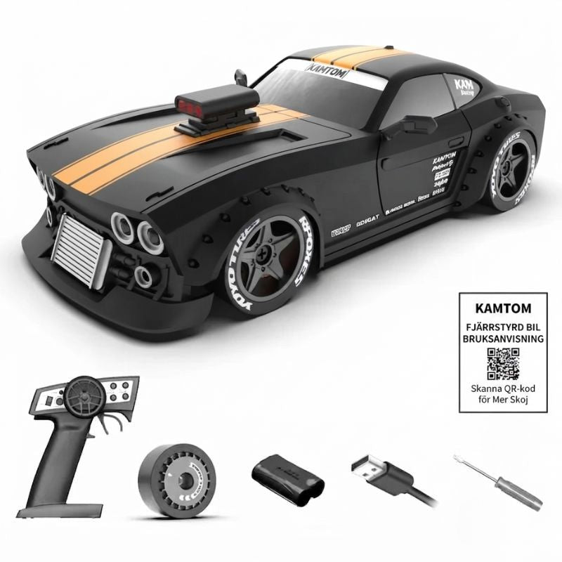 Radiostyrda bilar batteri Radiostyrd Bil® Svart 