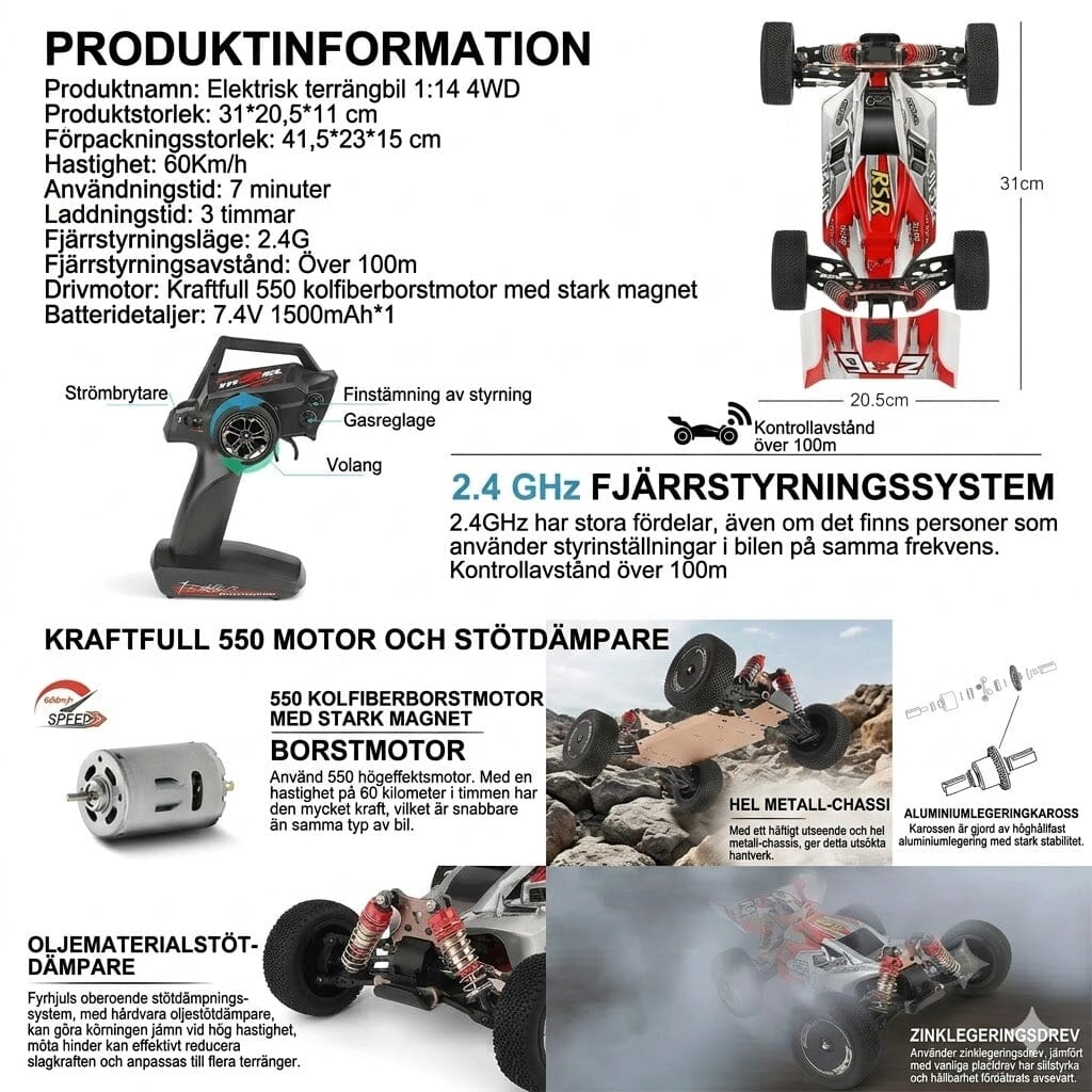 Radiostyrda bilar crawler Radiostyrd Bil® 