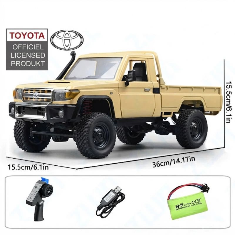 Radiostyrda bilar crawler Radiostyrd Bil® Gul 