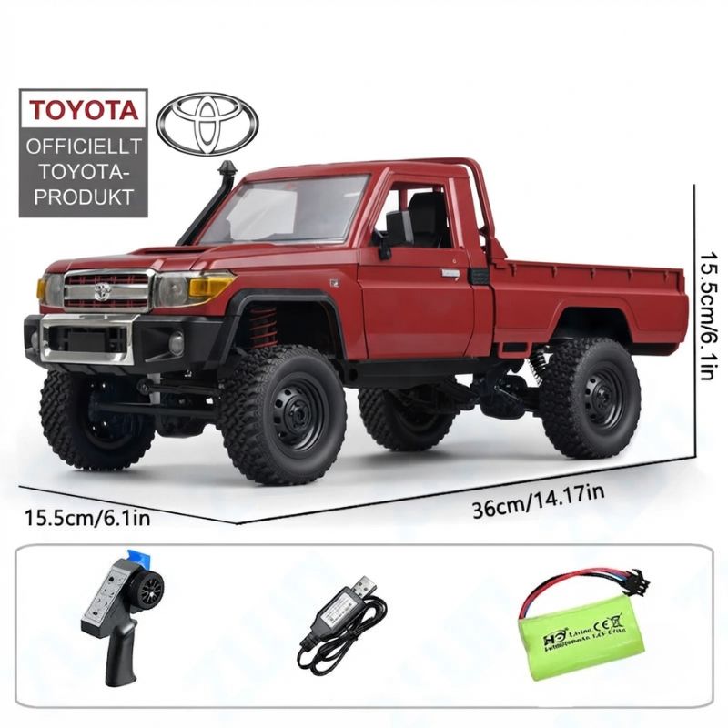 Radiostyrda bilar crawler Radiostyrd Bil® Röd 
