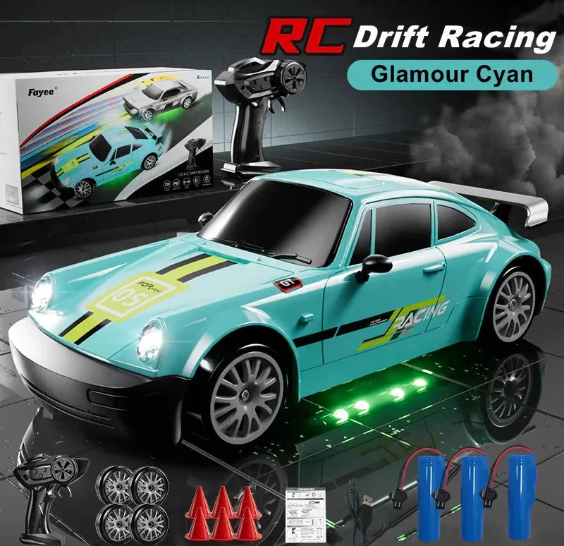 Rc radiostyrda bilar Radiostyrd Bil® Blå - batteri x3 