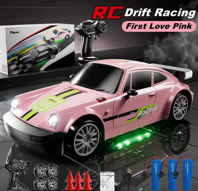 Rc radiostyrda bilar Radiostyrd Bil® Rosa - batteri x3 