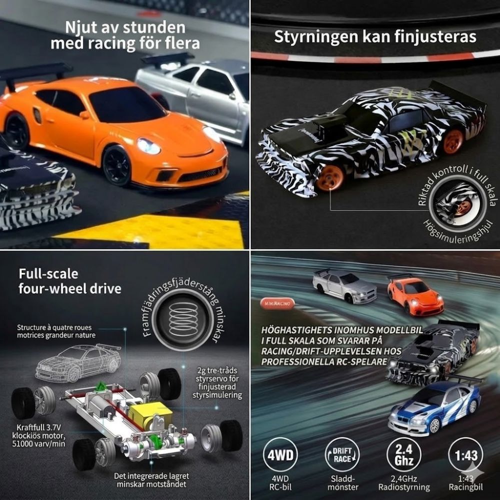 Stora radiostyrda bilar Radiostyrd Bil® 