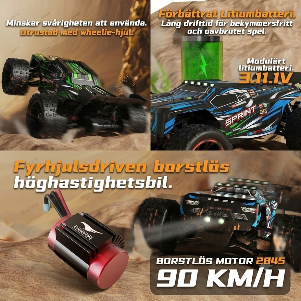 Sveriges snabbaste radiostyrda bil Radiostyrd Bil® 